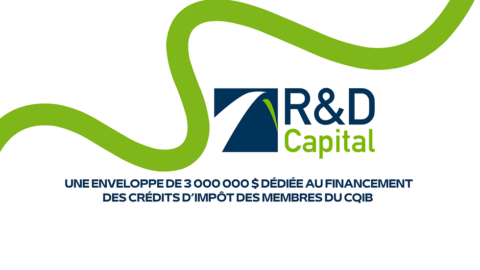 R&D Capital and the CQIB are joining forces to accelerate innovation in biotechnology in Quebec