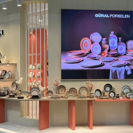 GÜRAL PORSELEN AMBIENTE’DE YENİLİKLERİNİ TANITTI