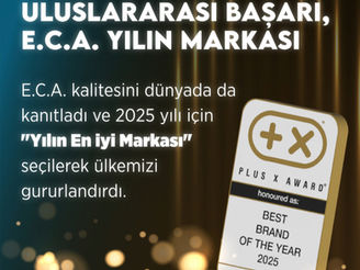 E.C.A. 2025'TE “YILIN EN İYİ MARKASI”
