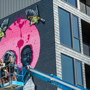 80ft+ Public Art Mural (June 2020)