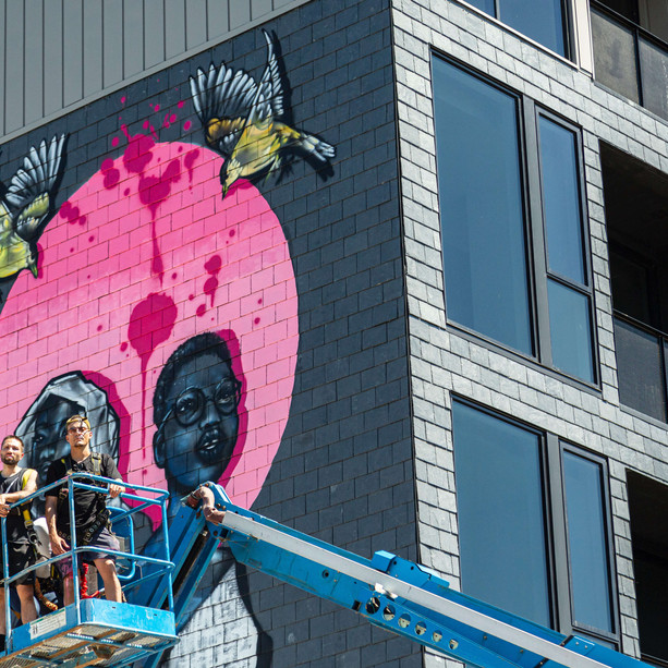 80ft+ Public Art Mural (June 2020)