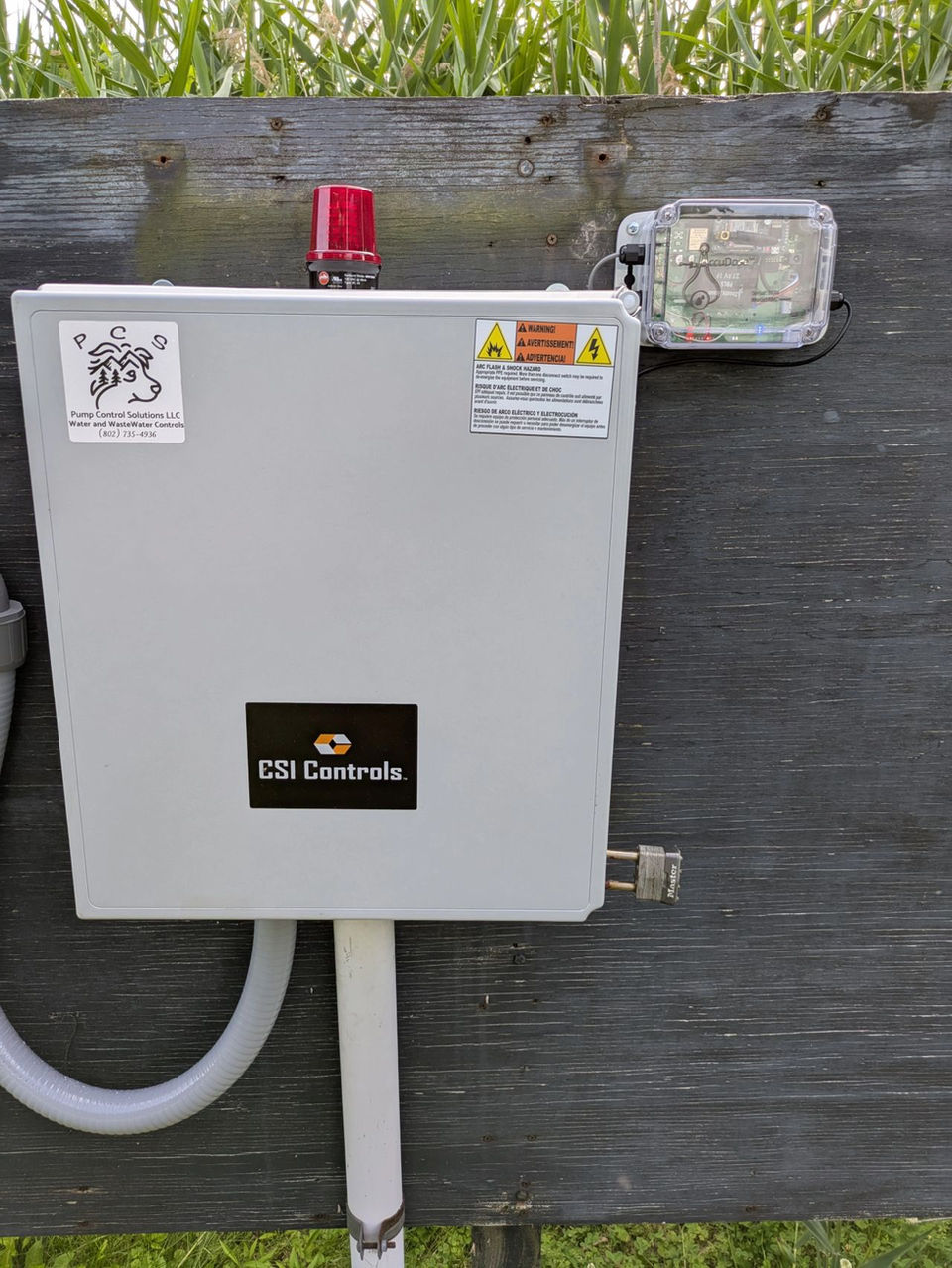 AccuDose RMC-2000 installed at a lift station which previously used old technology.