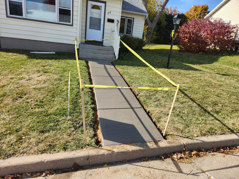 New walkway in Mount Horeb