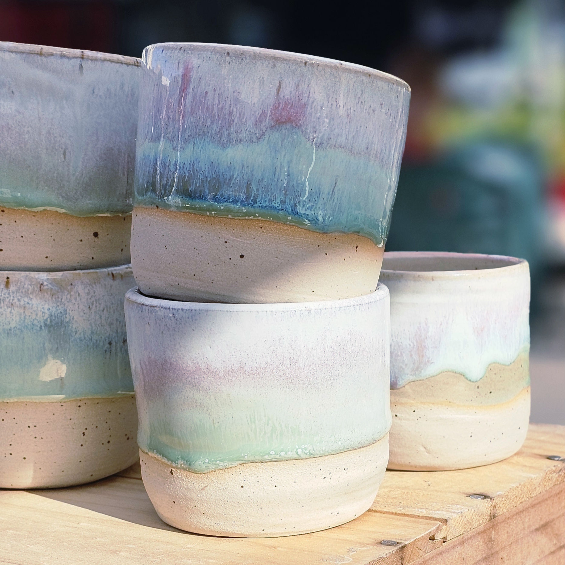 Gobelet email aquarelle