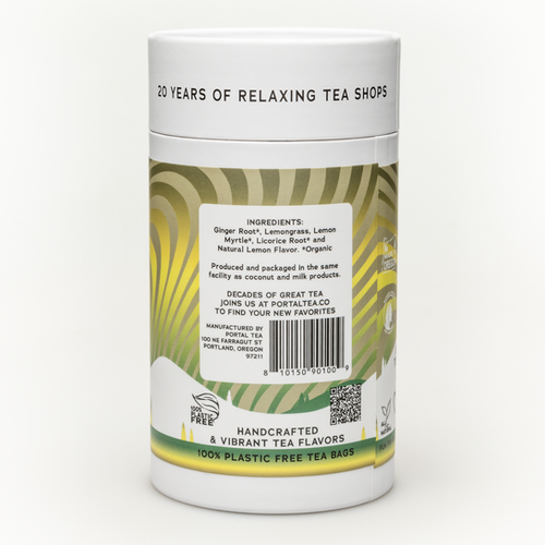 Lemon & Ginger - Pyramid Tea Bags #132 - View 6