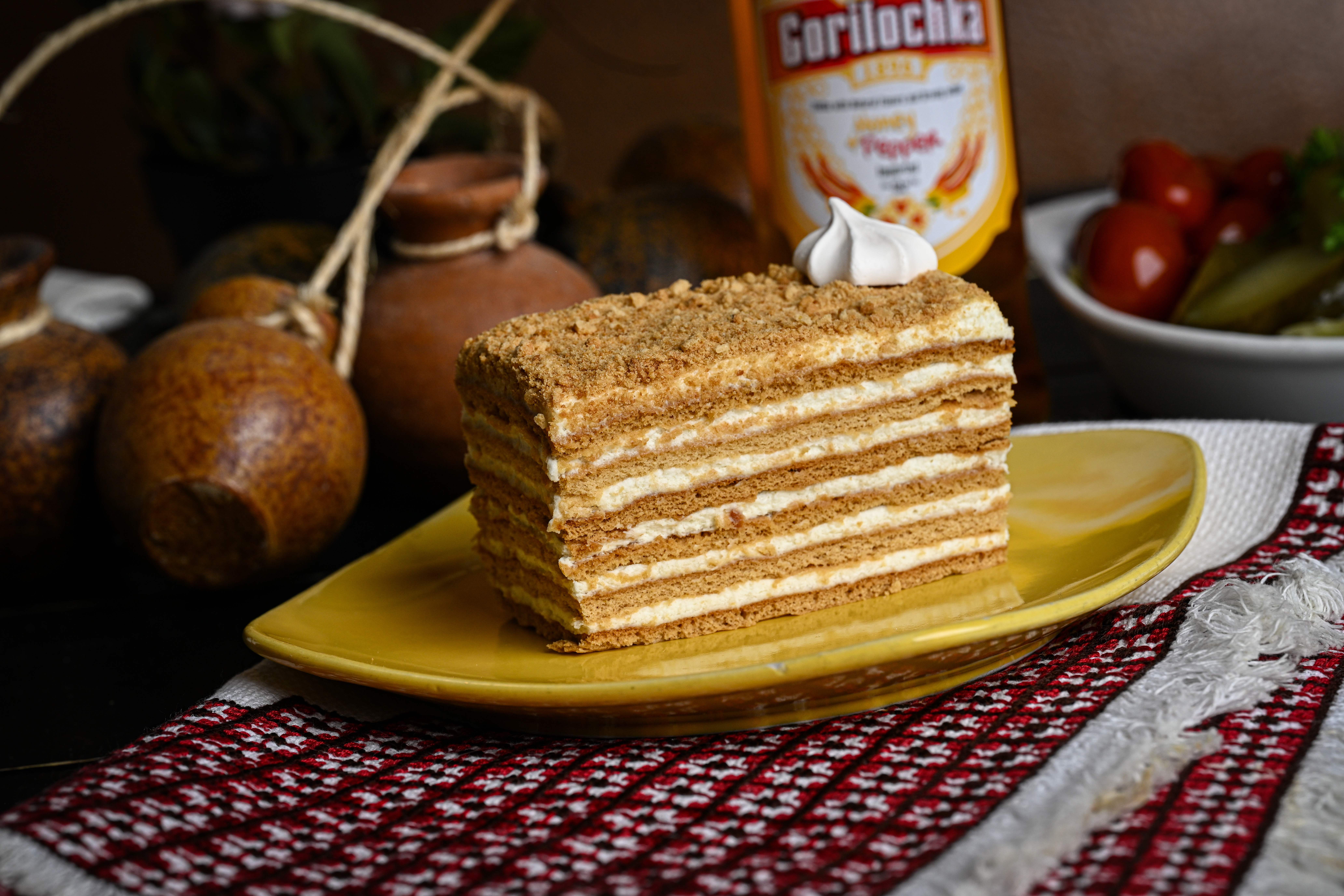 Arranged Food and Objects