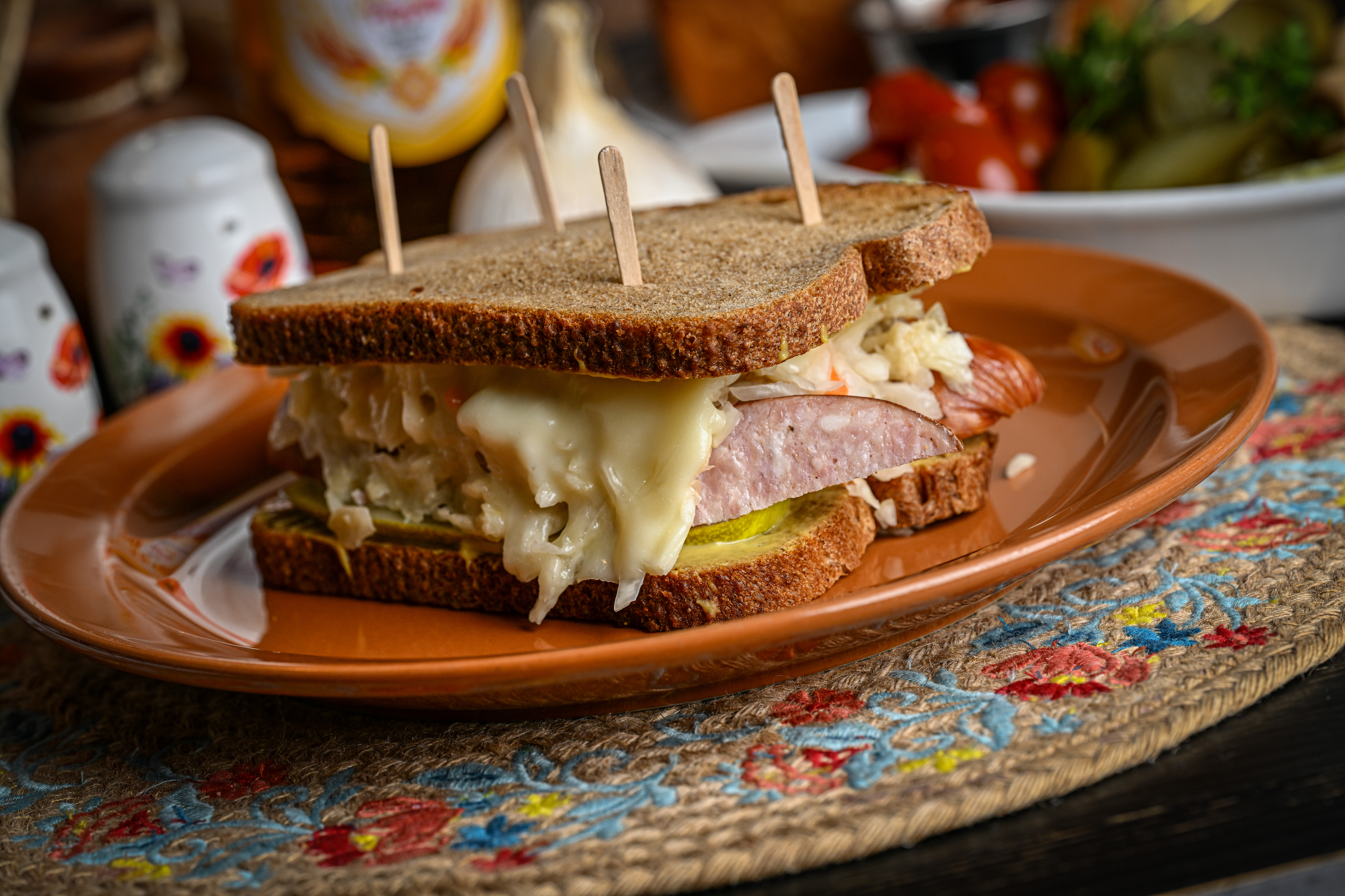 Arranged Food and Objects