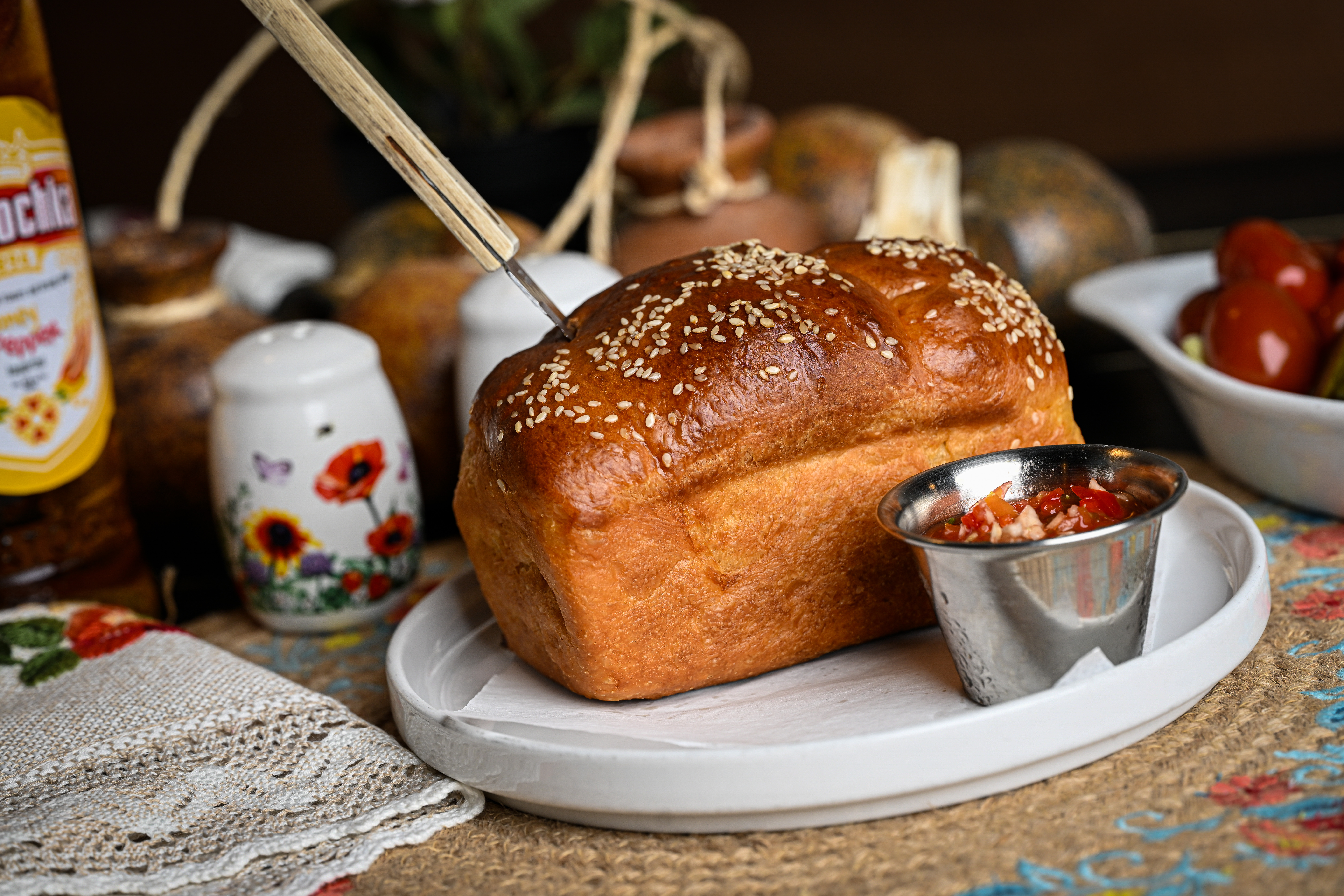 Arranged Food and Objects