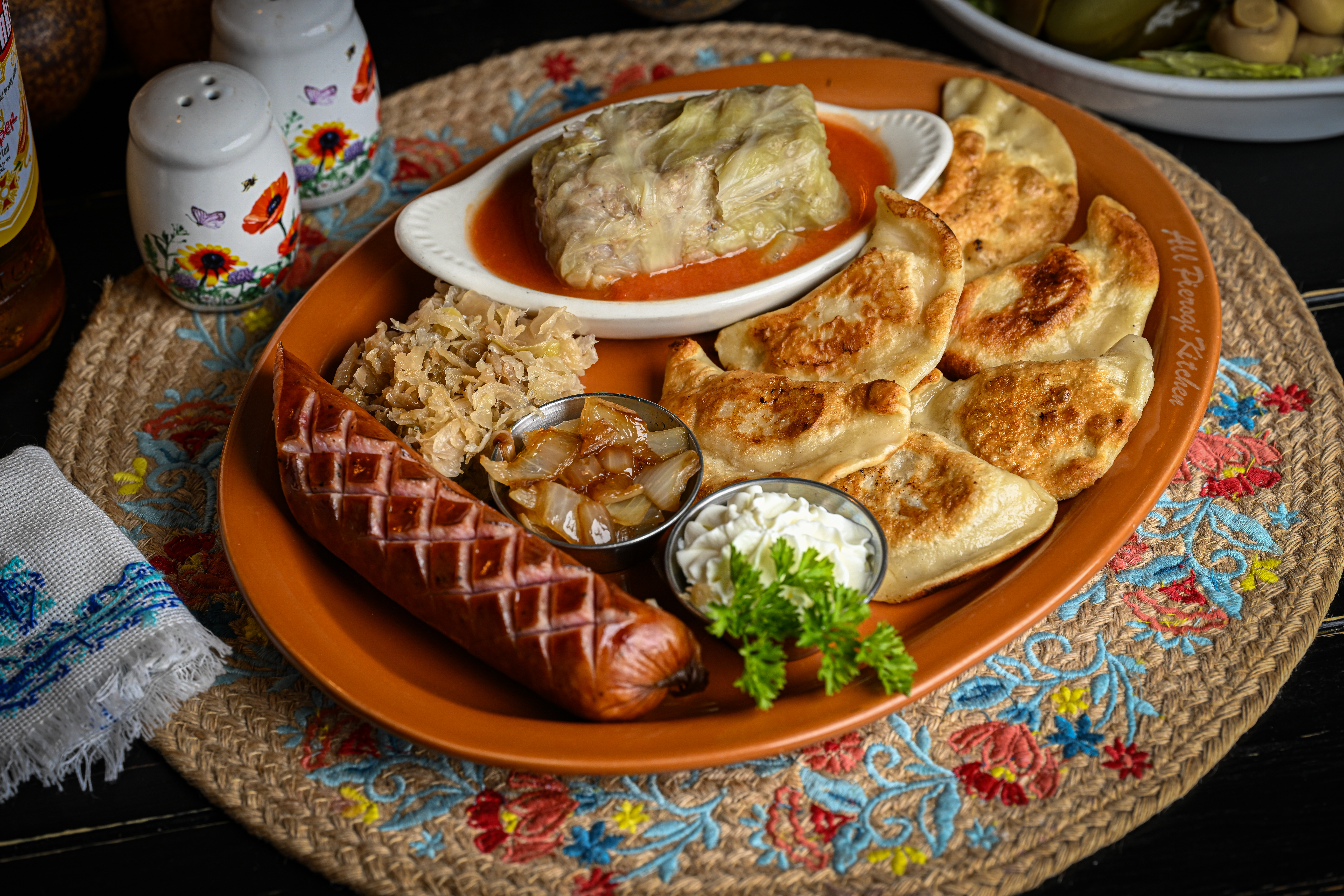 Arranged Food and Objects