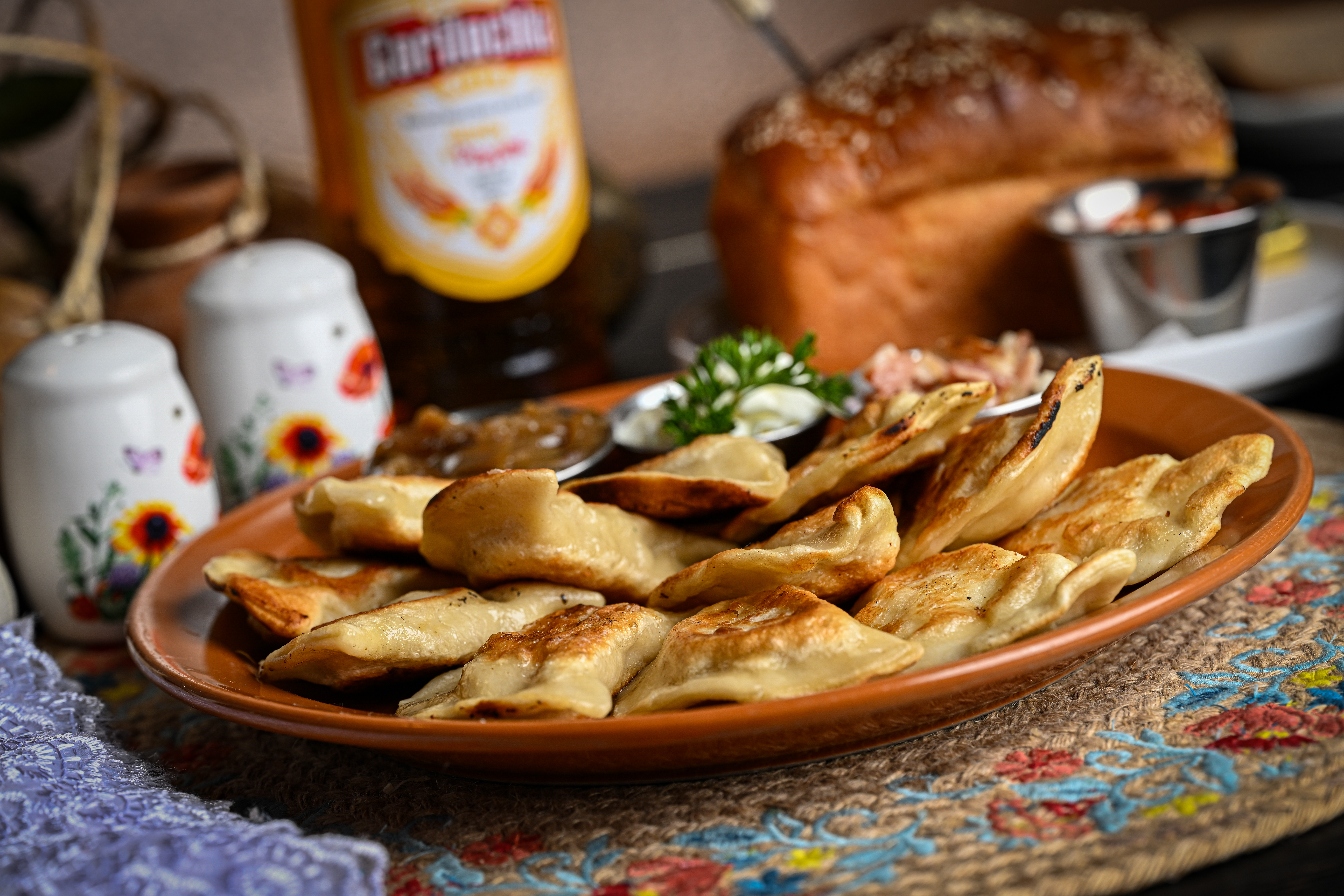 Arranged Food and Objects