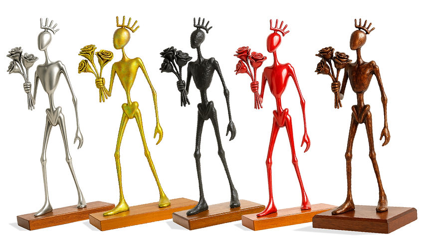 tipos de acabamentos para esculturas feita de metal escultura de metal arte em metal arte