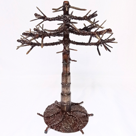 escultura em metal arte com metal arte em metal decoração araucária em metal pinheiro em metal pinhão pinha pinhais