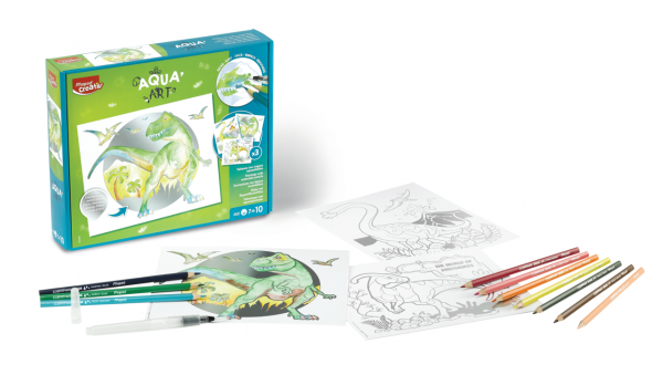 Maped Creativ Arte con Acuarelas Dinosaurios