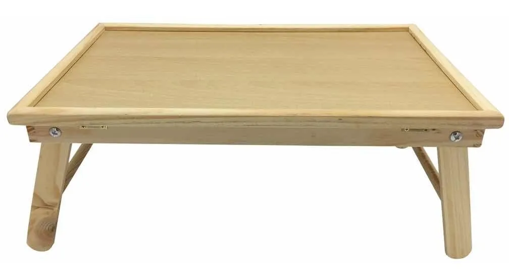 Bandeja De Cama De Madera Con Patas Plegables