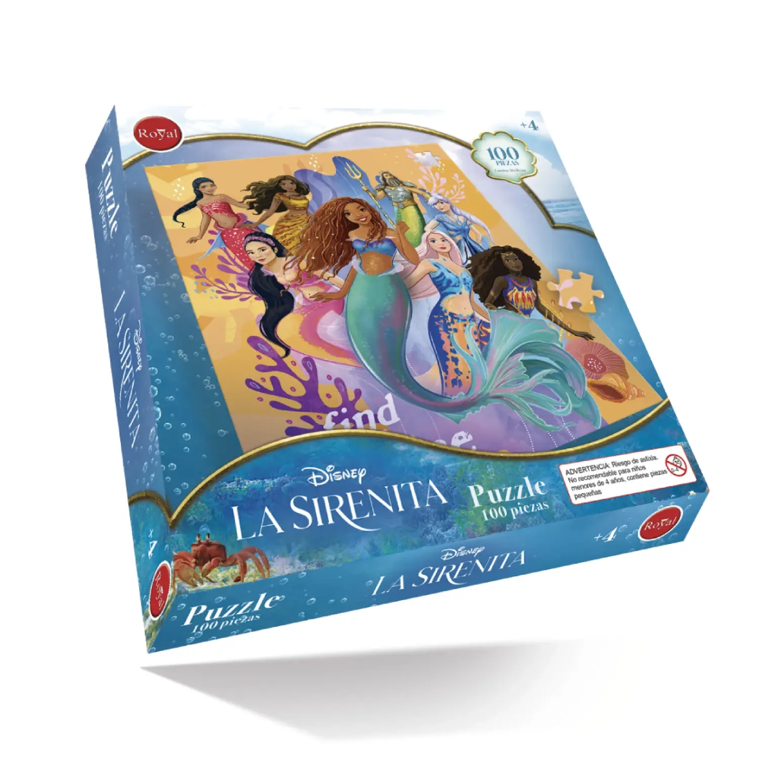 Puzzle La Sirenita 100 Piezas