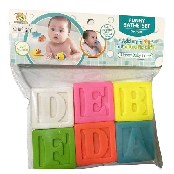 Cubo Para Bebes Goma Con Chifle