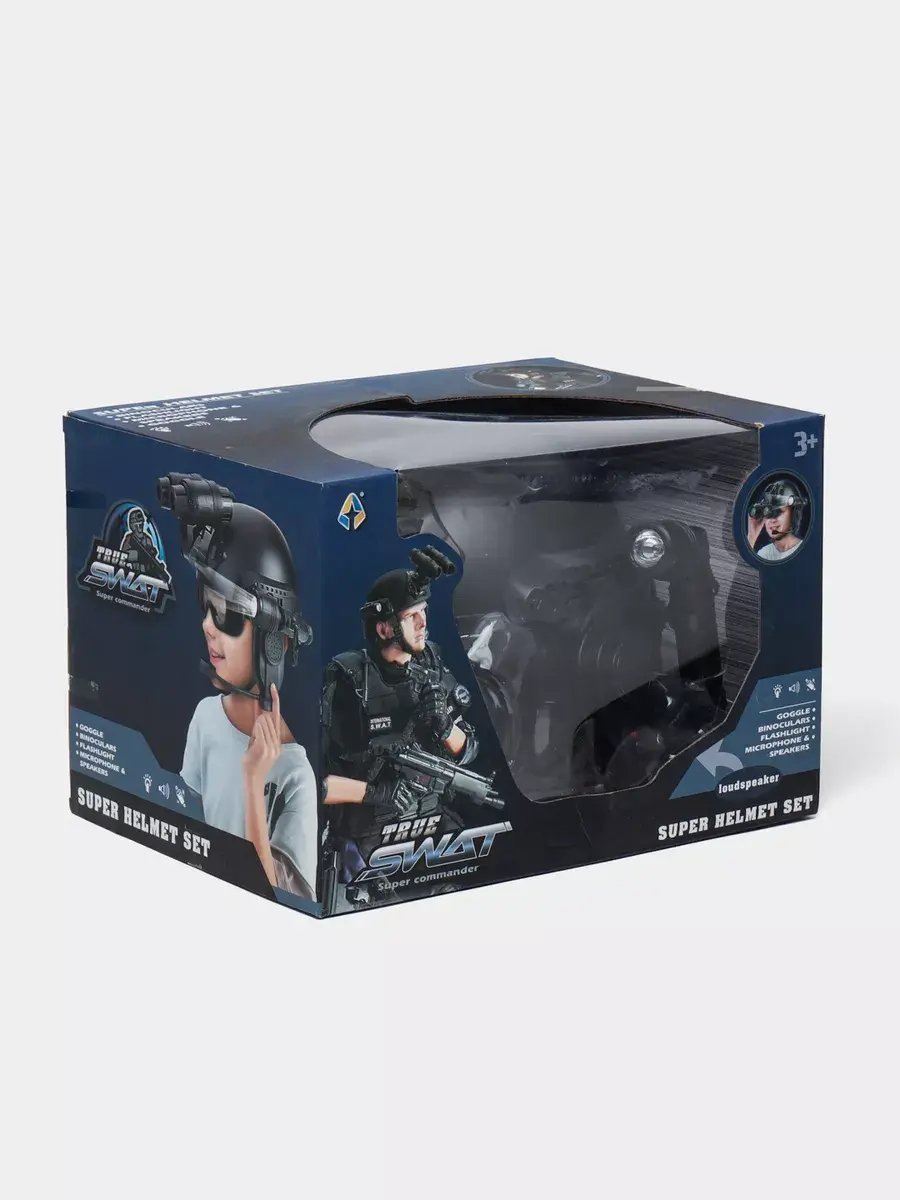 Casco De Juguete Swat Agente Especial