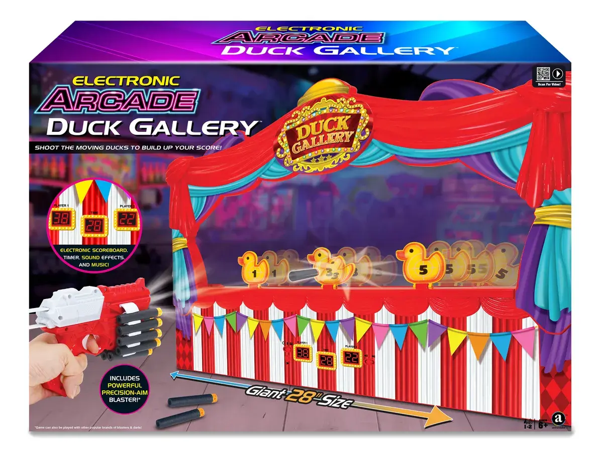 Electronic Arcade Tiro Al Blanco Con Patitos Grande