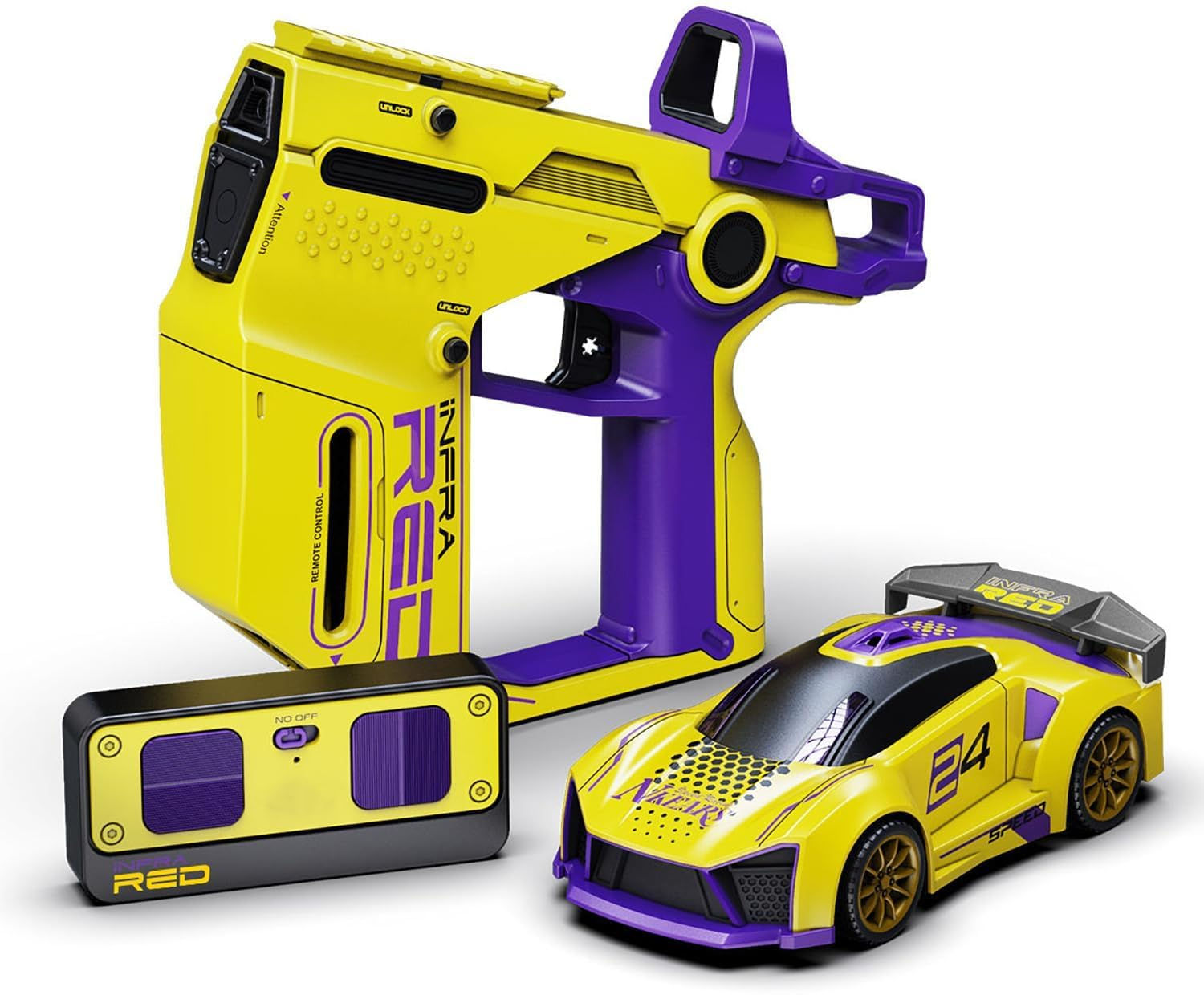 Auto A Control Con Pistola Laser