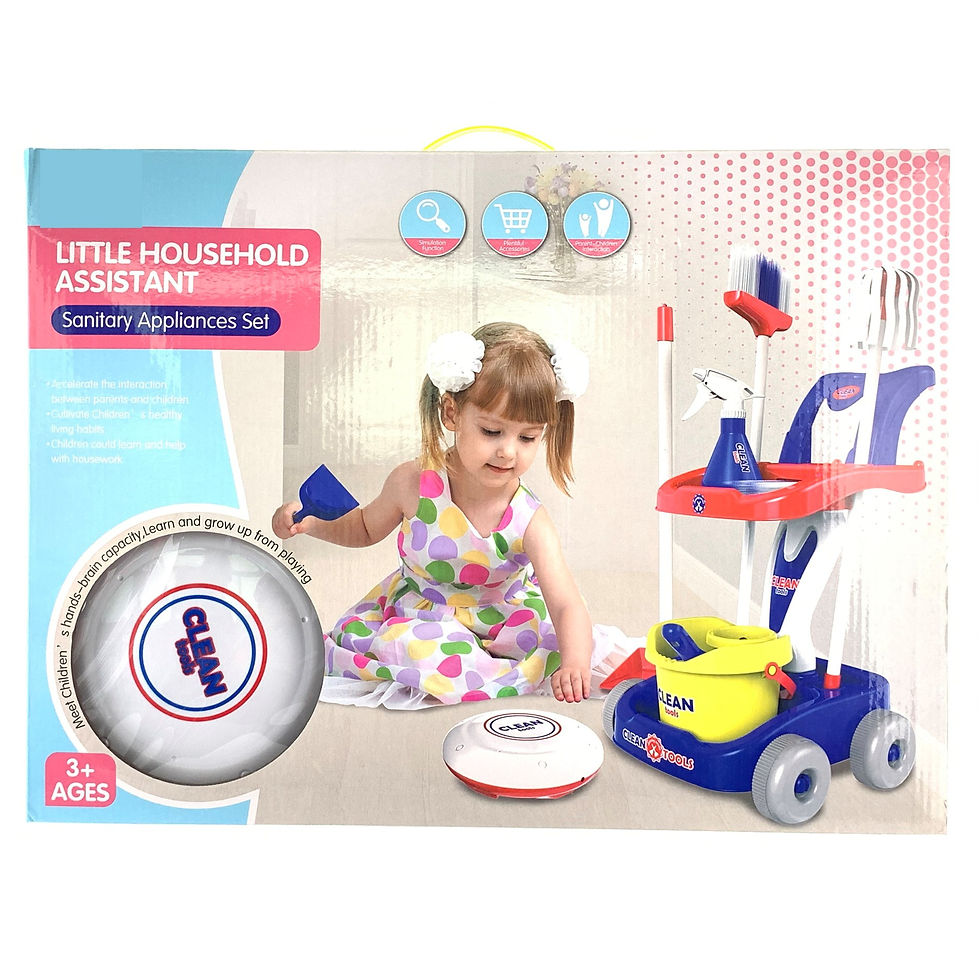 Set de Limpieza en Carrito con Aspiradora