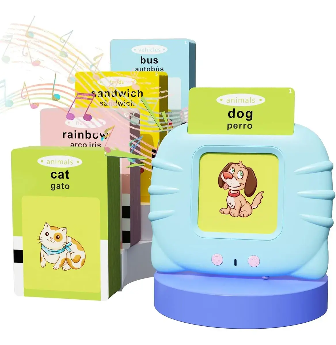 Parlante Con Cartas De Aprendizaje Para Niños