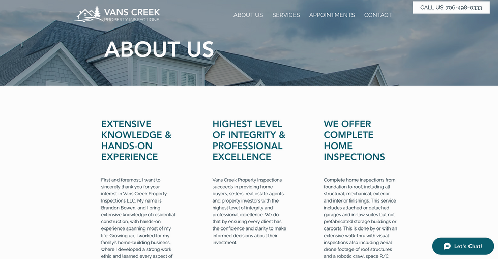 Vans Creek Property Inspections