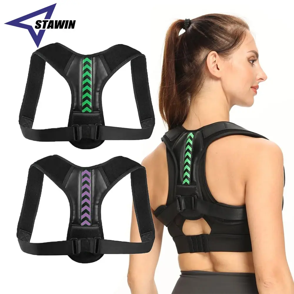 Medical Adjustable Back Shoulder Posture Corrector Belt Clavicle Spine Support