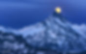 Vollmond beim Schreckhorn