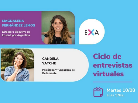 #HistoriasQueTransforman: Charla con Candela Yatche