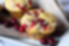 Lemon Cranberry Muffins-12 pieces