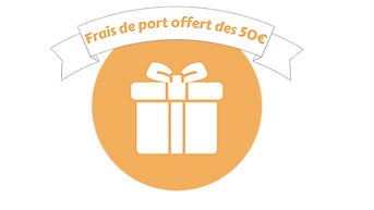 frais de port offert à partir de 50€