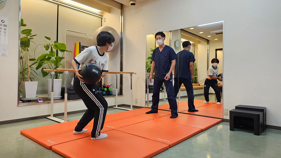 ボールを使ったスポーツトレーニング