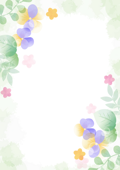 咲き誇る花々