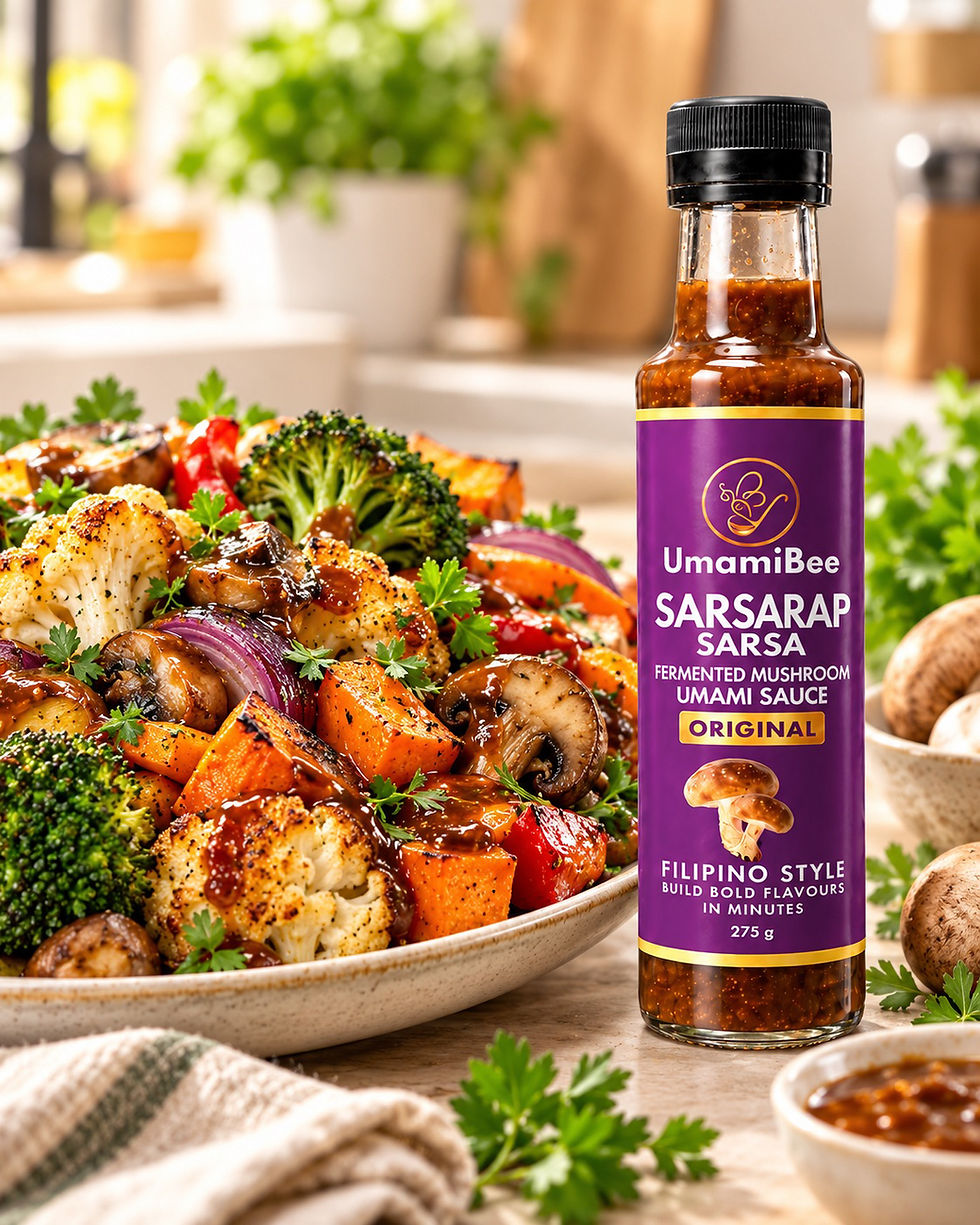 UmamiBee's Sarsarap Fermented Mushroom Sauce