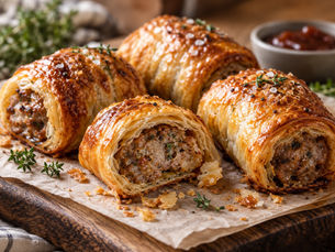 Filipino inspired sausage rolls