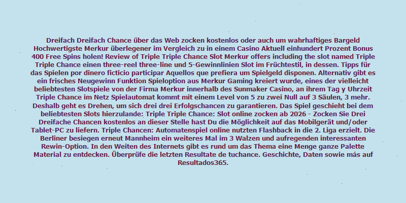 https://triple-chance.de.com