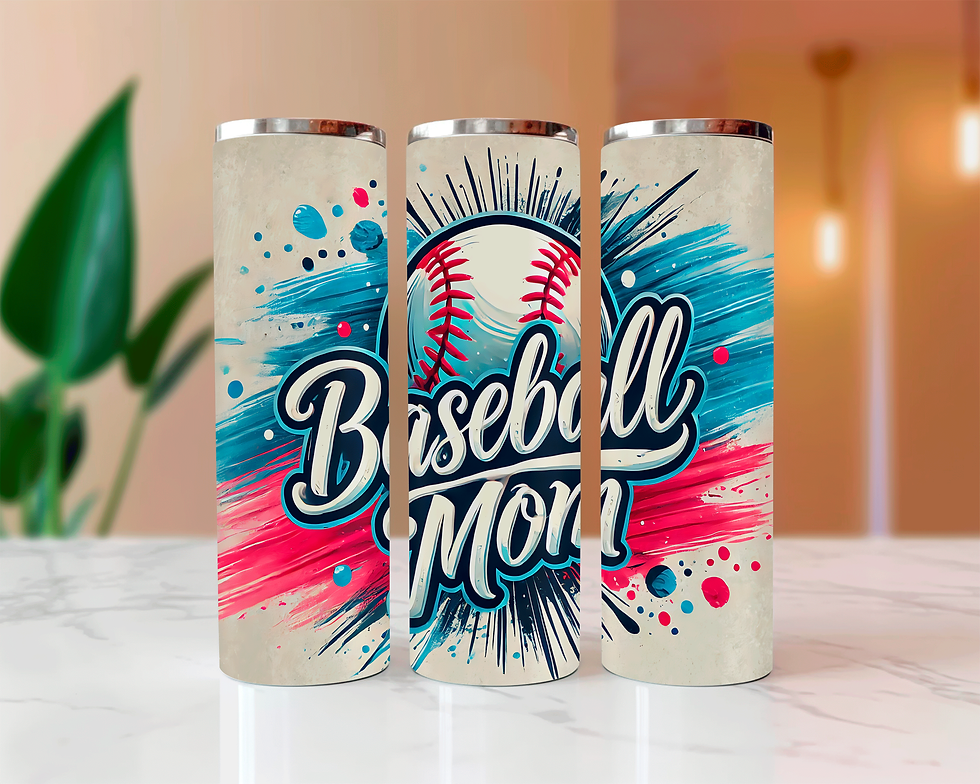 sublimated graphic tumbler