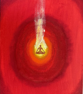 Participant original artwork completed in wellness workshop