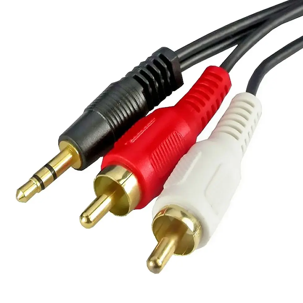 Cabo de Áudio P2 X 2 RCA AV 1.5 Metros It-Blue LE-1008