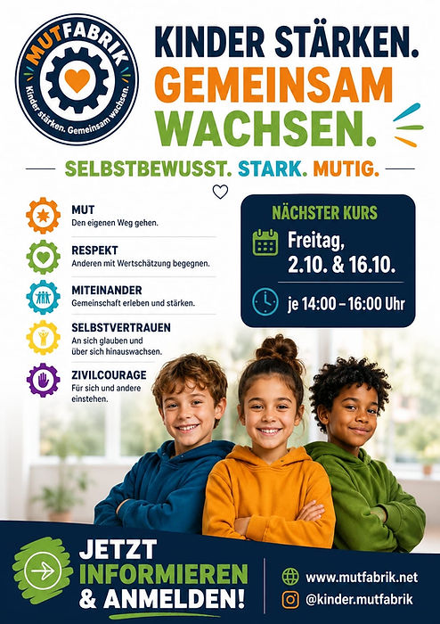 Infoflyer Kurs ALF Kinder- und Jugendhaus