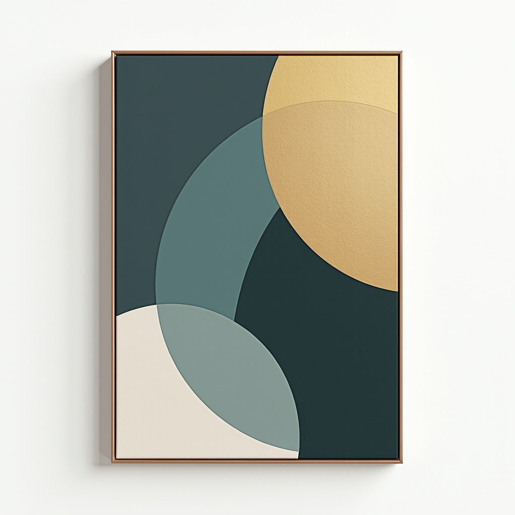 Geometric Harmony Canvas