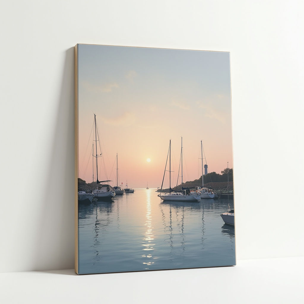 Quiet Harbor Scene