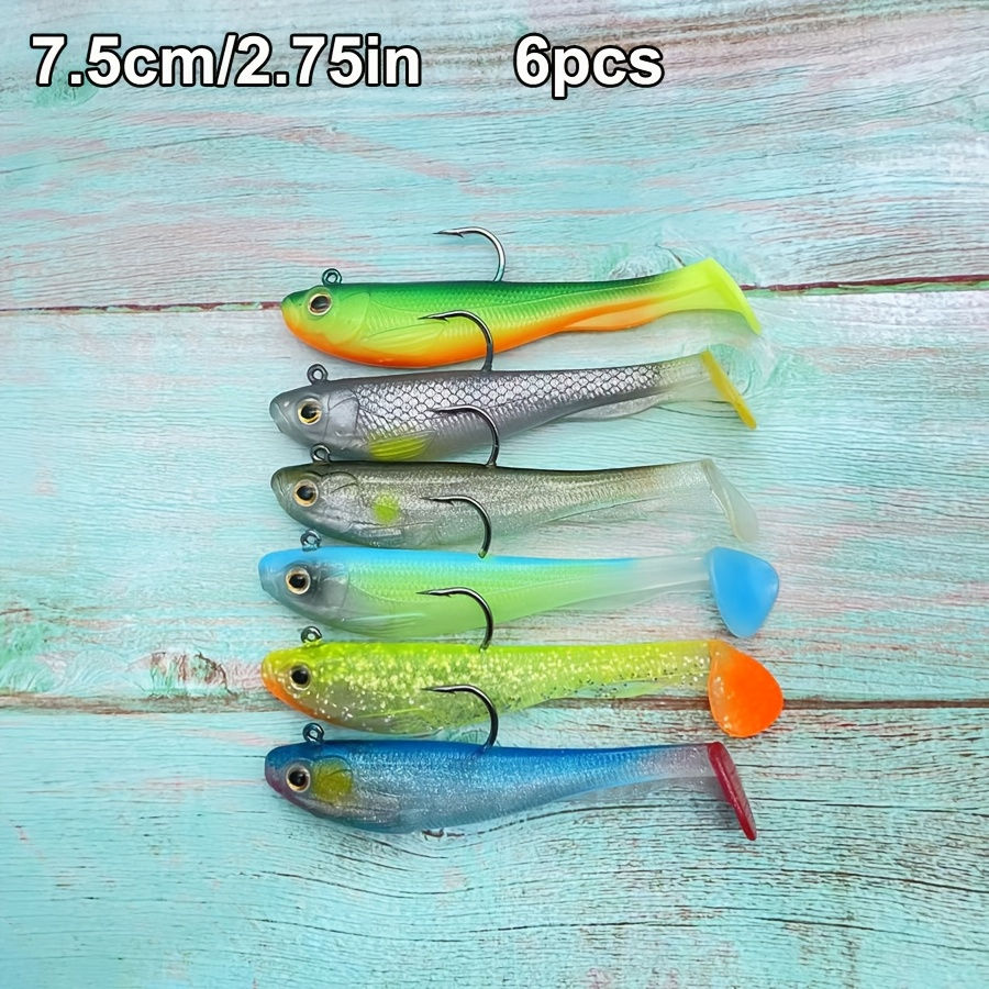 Miniaturbild: Gummiköder Set 6 Stück – Bionische Bleiköder