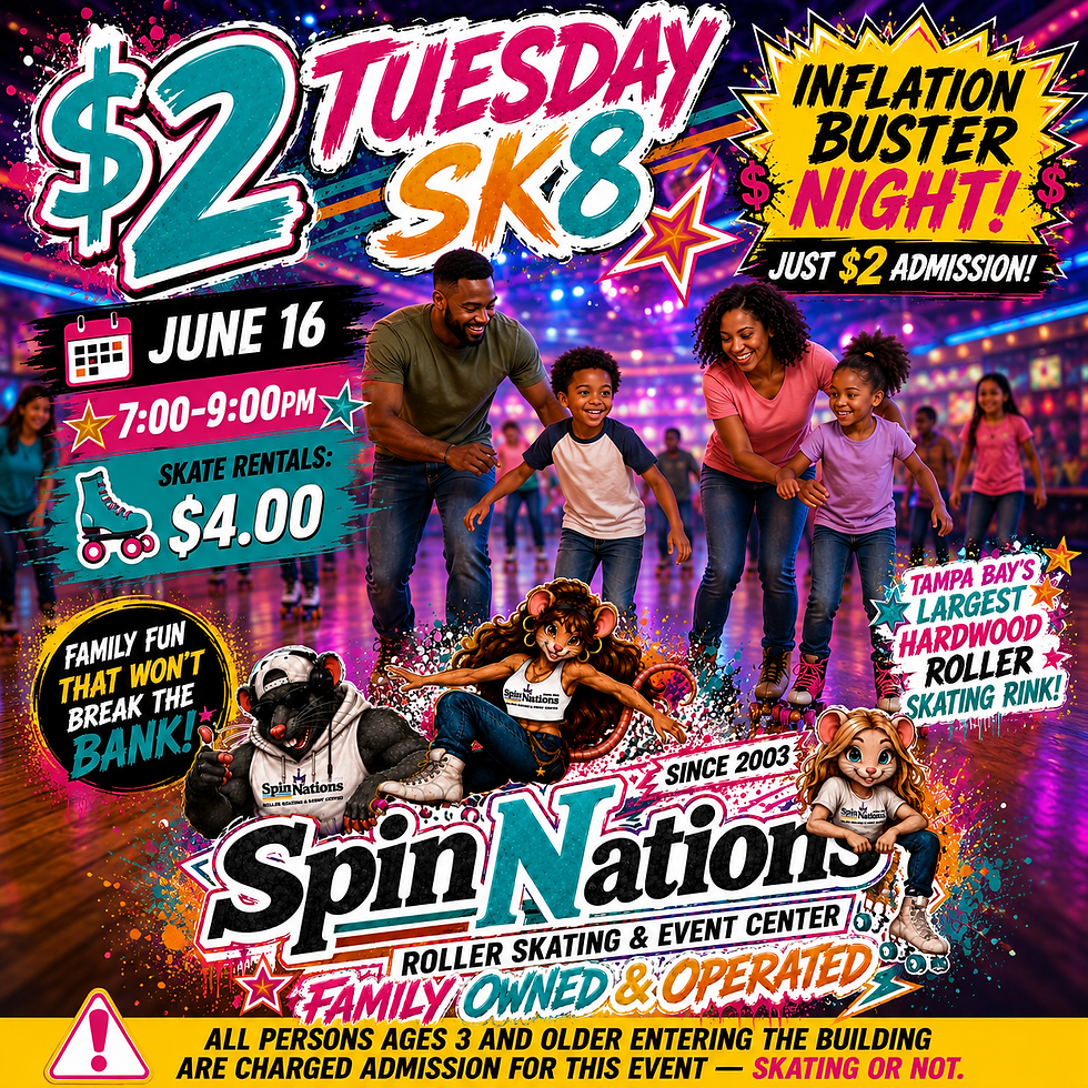 $2 Inflation Buster Sk8 • 7-9pm