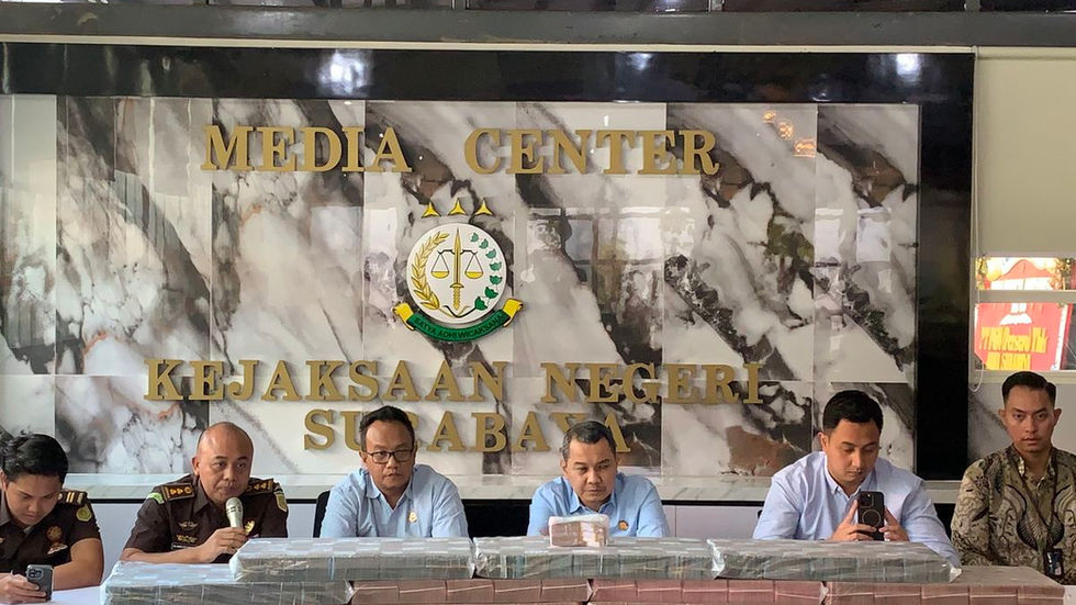 Telusuri Aliran Rp 29 Miliar Hasil Judi Online, Kejari Surabaya Kejar Hingga ke Malaysia dan Filipina