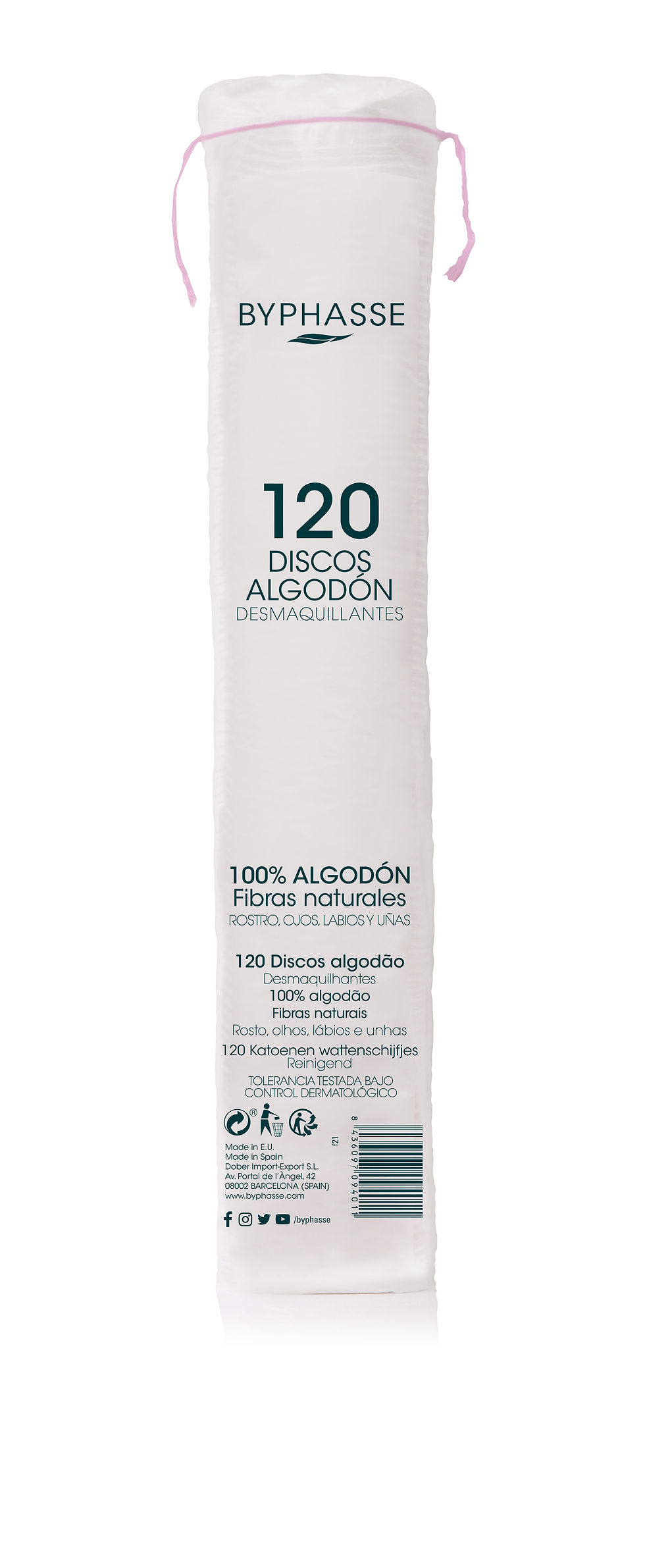 Miniature : 120 Cotton pads for make-up removal – Byphasse