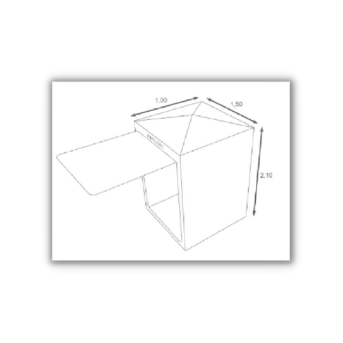 Miniature : Tente de coffre pour Renault Trafic / Opel Vivaro / Nissan Primastar