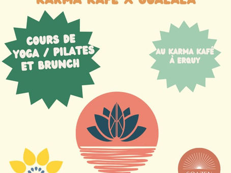 🧘♂️Yoga-Brunch 🥗 cet été au Karma Café à Erquy