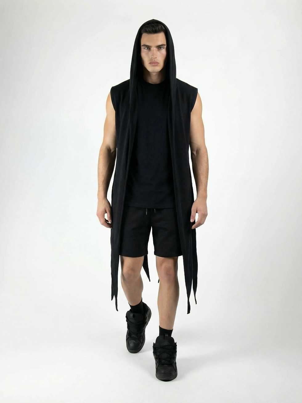 Miniatura: parka con mangas retractiles