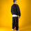 Miniatura: pantalon wide leg + buzo overlock monograma